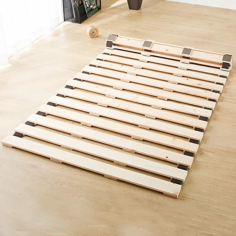 lattes de support en bois massif style japonais pour cadre de lit