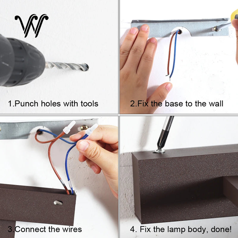 applique murale étanche pour intérieur luminaire mural