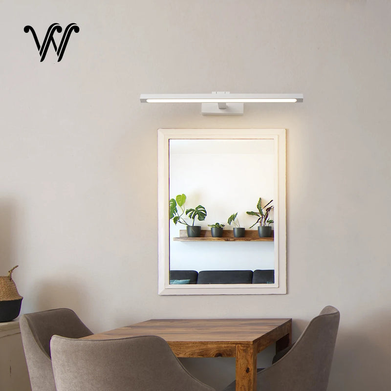 Applique murale LED moderne noir blanc or argent