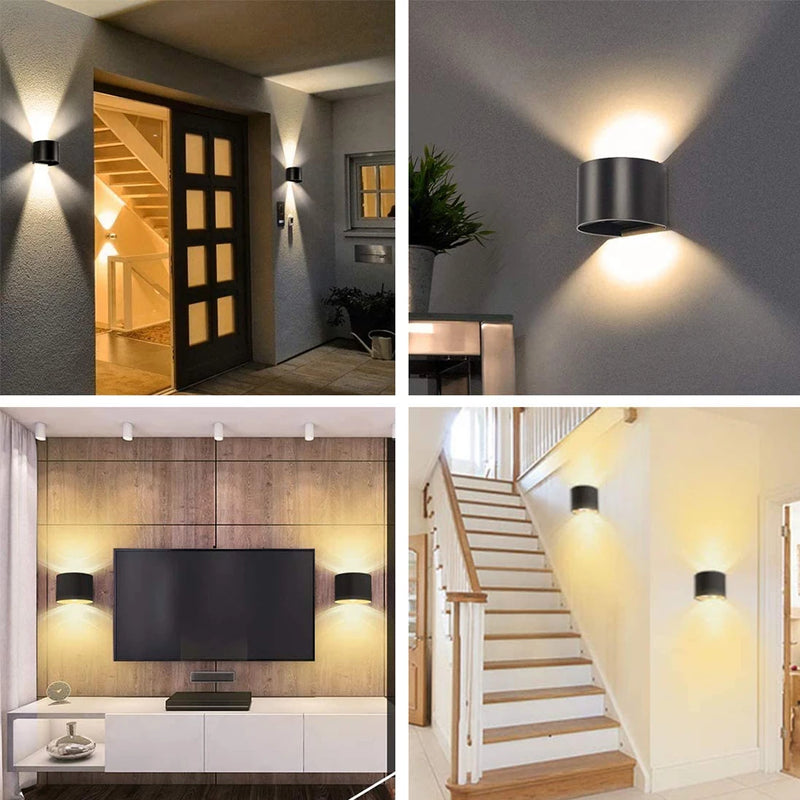 applique murale led réglables alu