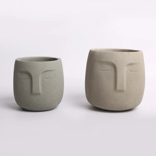 moule en silicone pour pot de fleurs design créatif