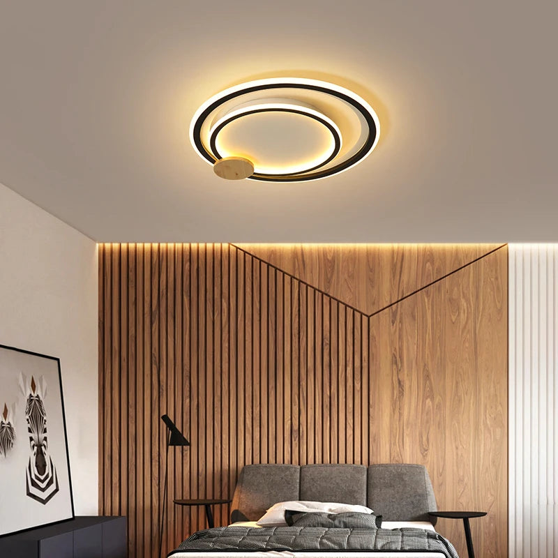 plafonnier led moderne en aluminium design pour intérieur élégant