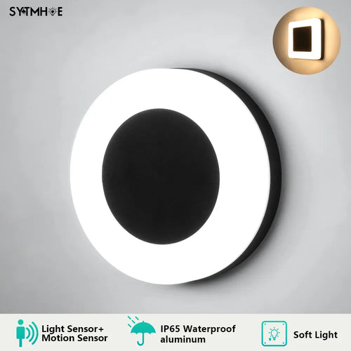 Led porche lumière en aluminium Ip65 applique murale extérieure balcon applique extérieure mur/plafond monté Applique murale extérieure capteur de mouvement