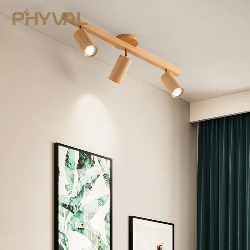 Éclairage nordique modern en bois