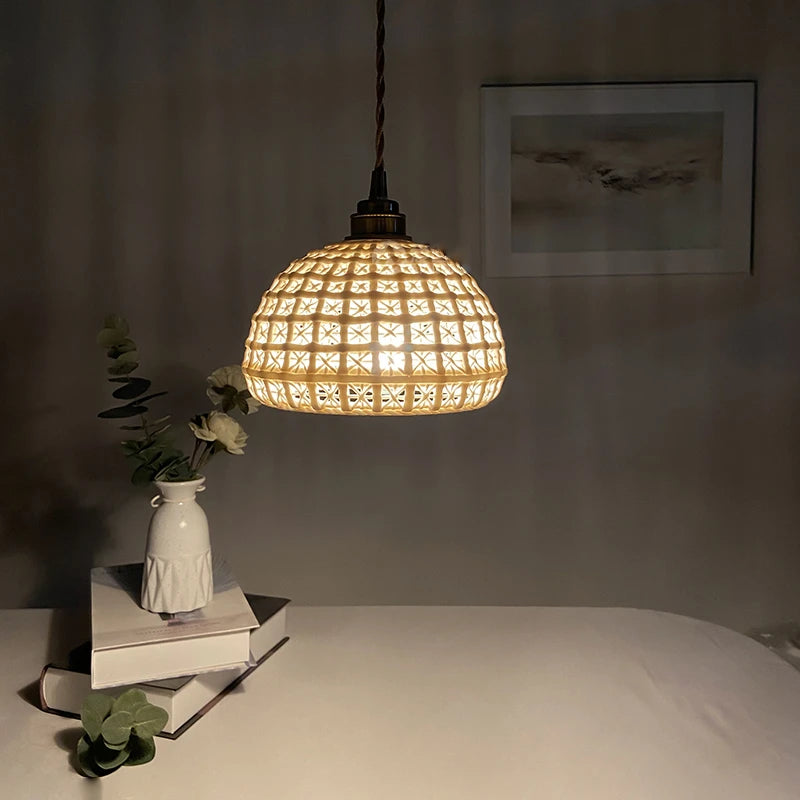 suspension modernes en céramique led pour décoration hoem