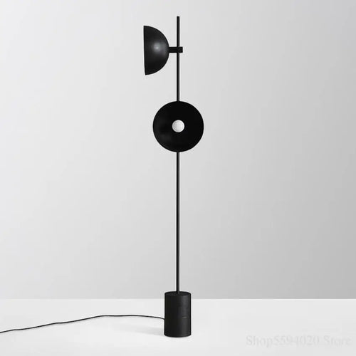 lampadaire led au sol en bois style loft européen