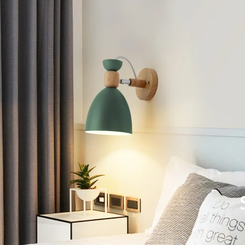 applique murale simple en bois pour décoration intérieure ly-08