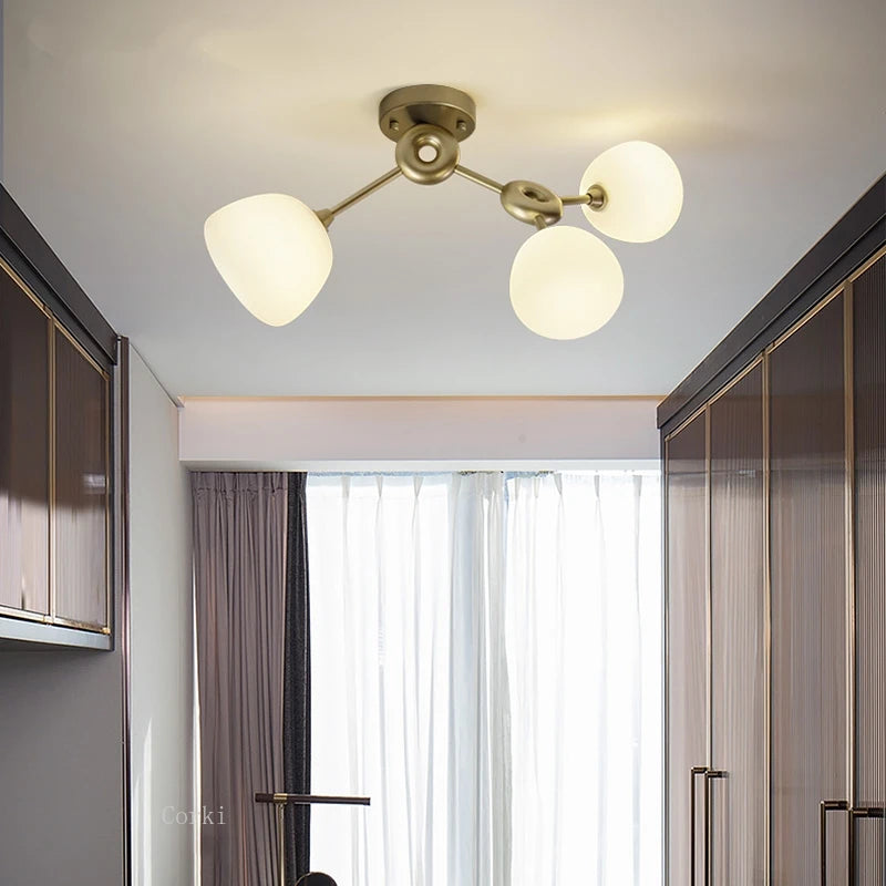 plafonnier de luxe design moderne créatif minimaliste pour éclairage intérieur