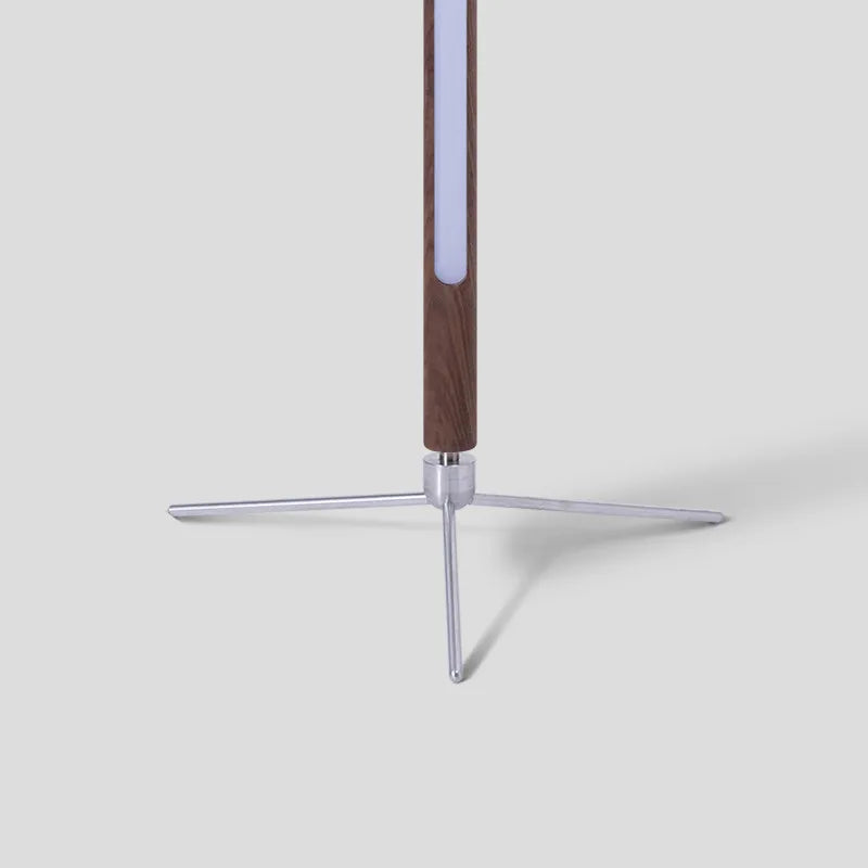 Lampadaire bois led design moderne