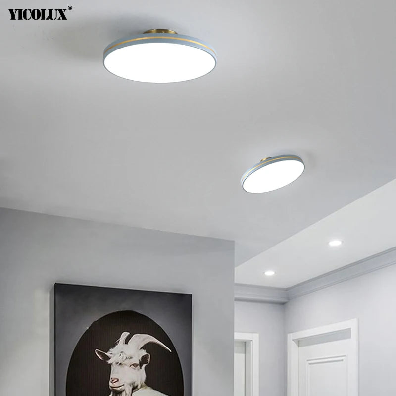 Rotatif À Distance Gradation 	 Moderne LED Lustre Lumières Salon Étude Chambre Allée Couloir Appartements Lampes Éclairage Intérieur