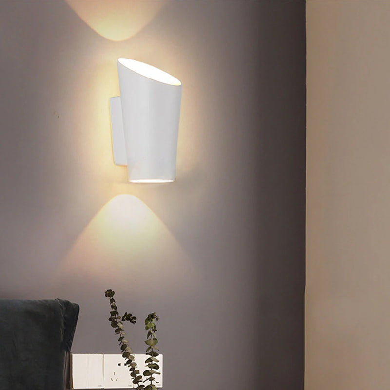 applique murale led étanche en aluminium pour jardin extérieur