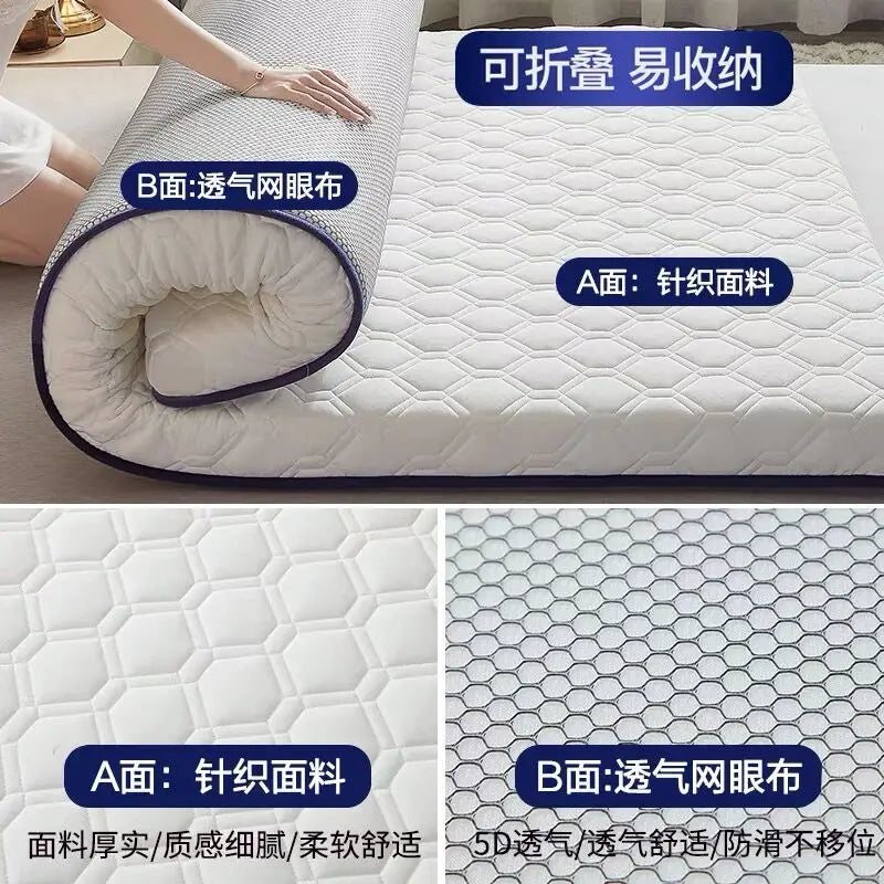 matelas composite cinq couches rembourré en latex pour dortoir étudiant