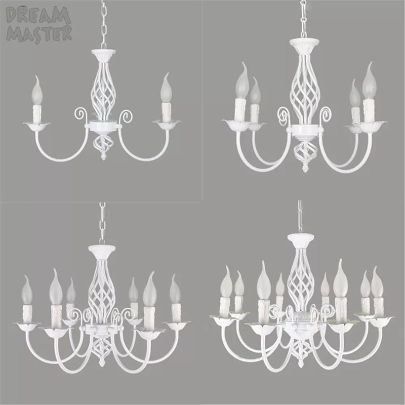 Lustre au Style européen à bougies moderne LED