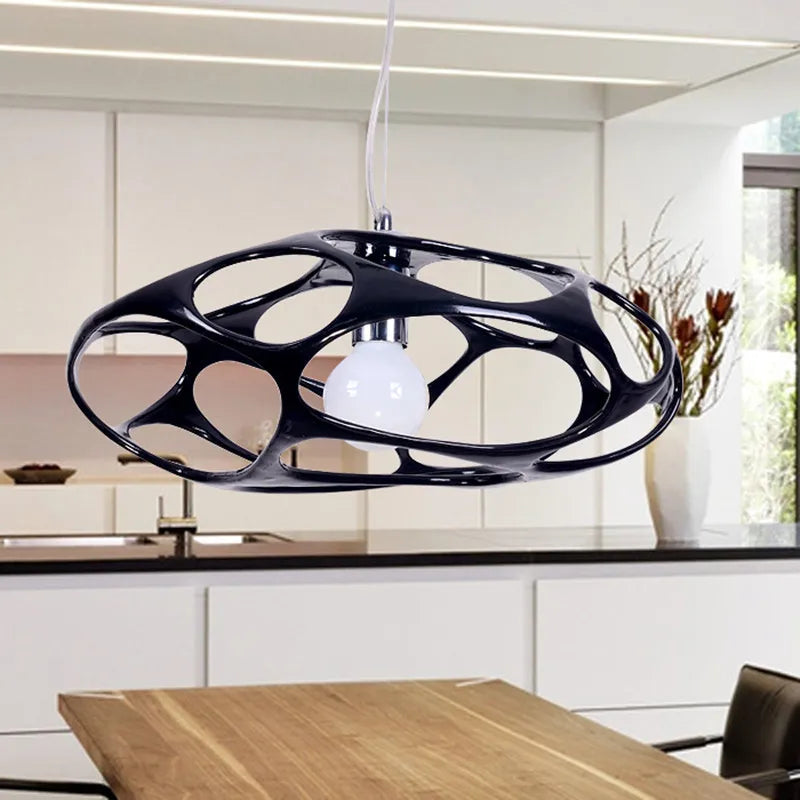 gzmj moderne nid d'oiseau luminaire suspendu loft lumières