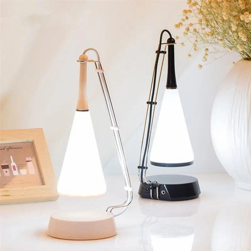 lampe de table led tactile rechargeable avec haut-parleur bluetooth et veilleuse