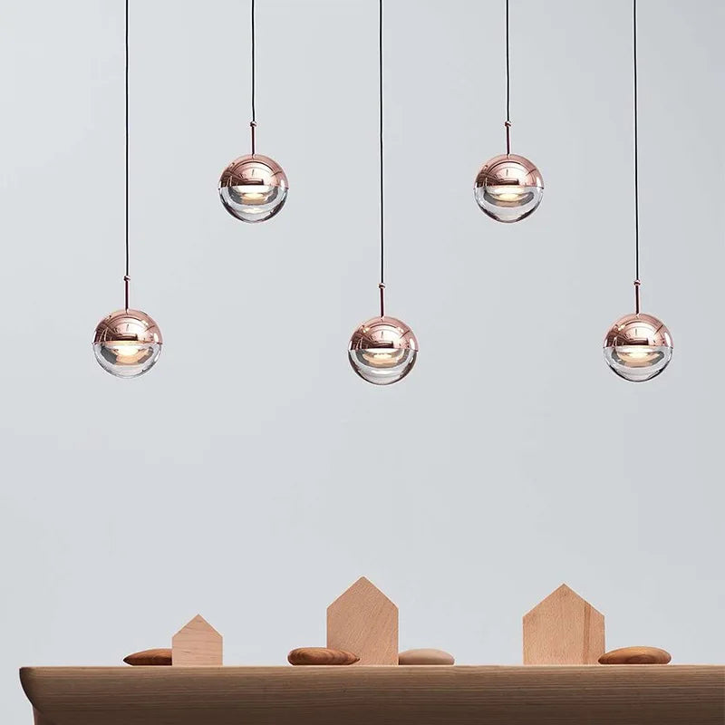 Seeddesign DORA verre suspension lumières nordique LED suspension pour salle à manger Luminaire moderne maison Loft décor industriel E27