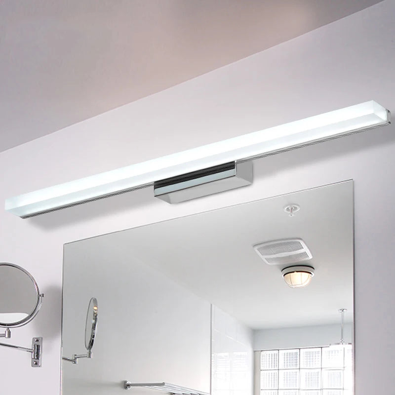 lampe led moderne pour miroir étanche en acrylique