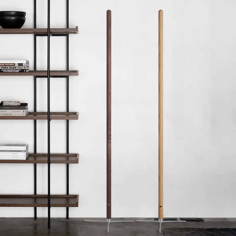 Lampadaire bois led design moderne