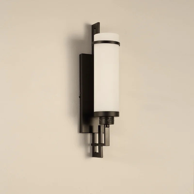 Applique murale lampe moderne minimaliste lampe de chevet chambre salon TV fond balcon couloir éclairage Style chinois