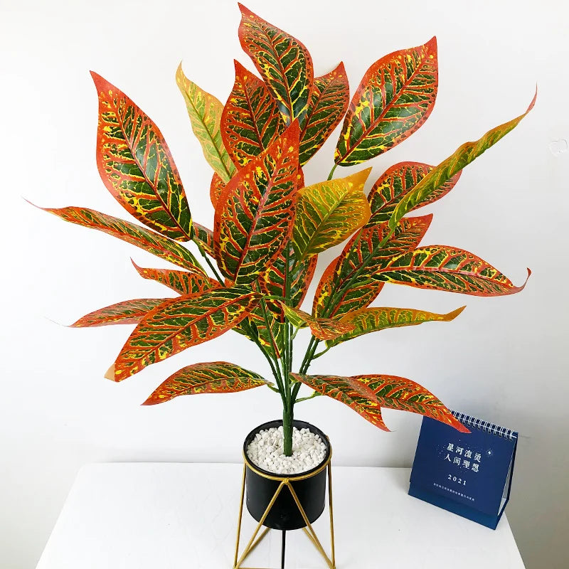 grandes plantes artificielles arbre tropical décoration jardin maison