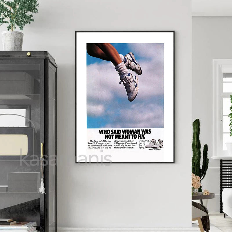 affiche d'art sneaker box moderne pour passionnés de sneakers
