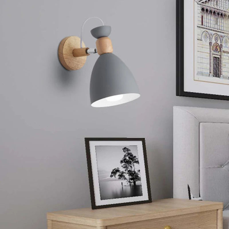 applique murale simple en bois pour décoration intérieure ly-08