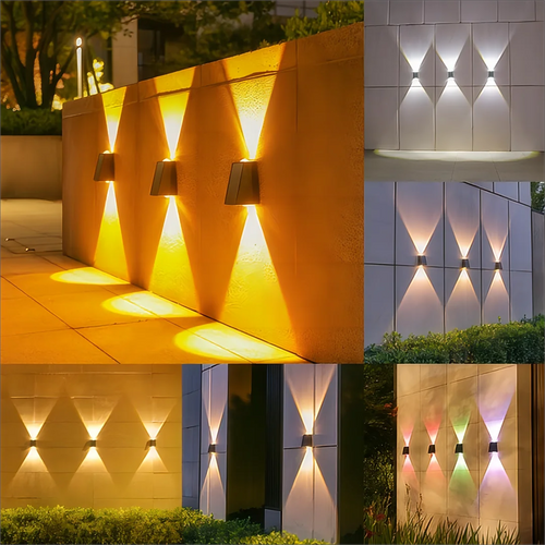 applique murale solaire pour jardin éclairage extérieur décoratif