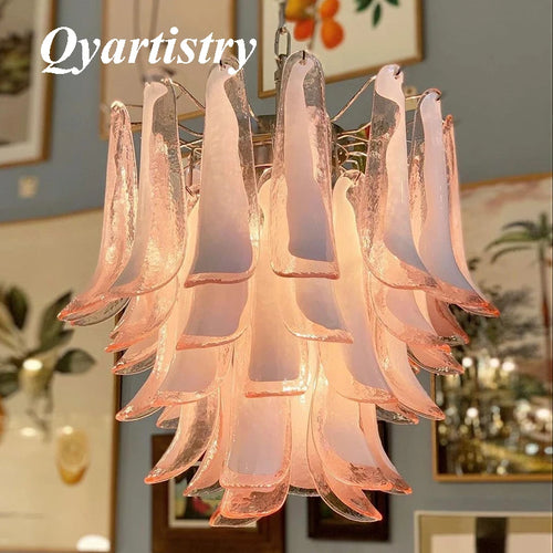 lustre led anneau rond en verre de cristal vintage décoratif