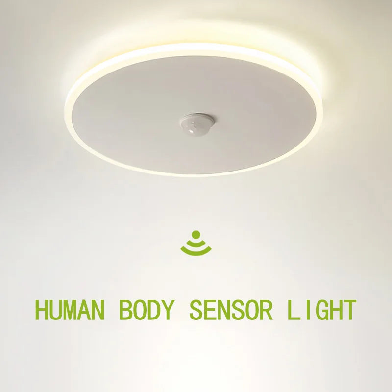 plafonnier led à induction avec capteur de mouvement humain