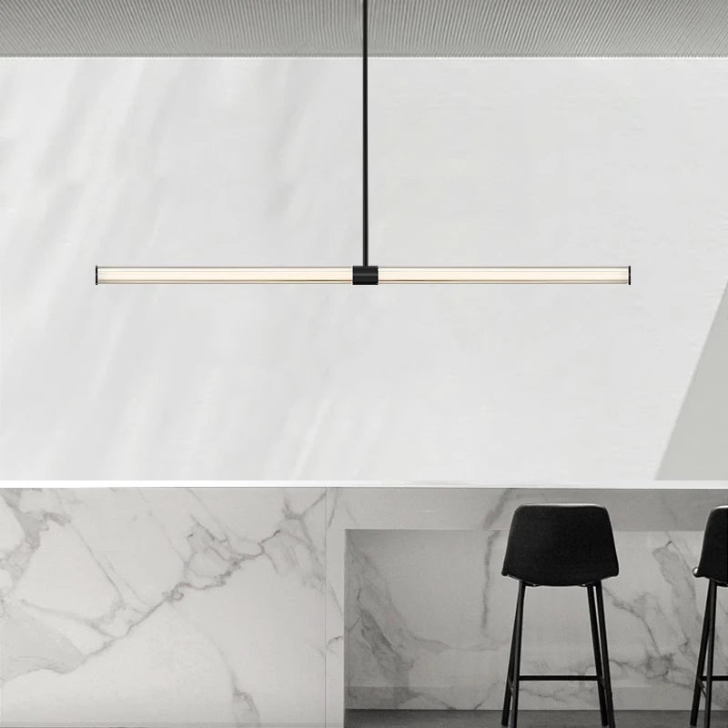 plafonnier moderne en verre pour bar et restaurant minimaliste