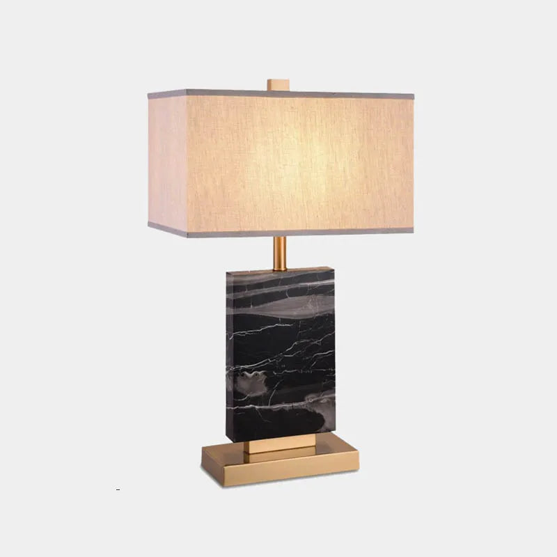 lampe de table rétro en tissu pour décoration intérieure