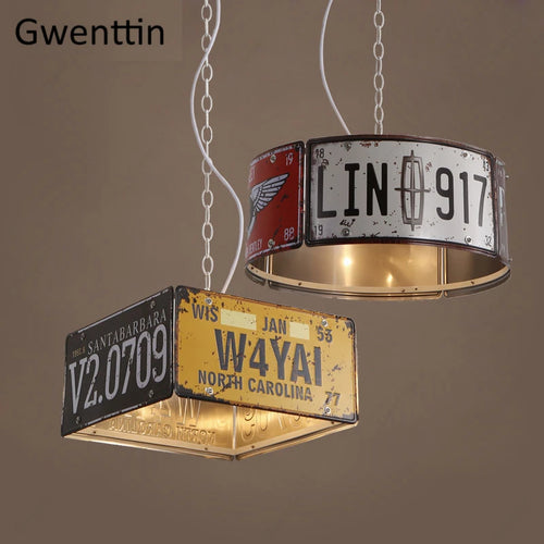 suspension vintage en fer pour décoration industrielle et loft