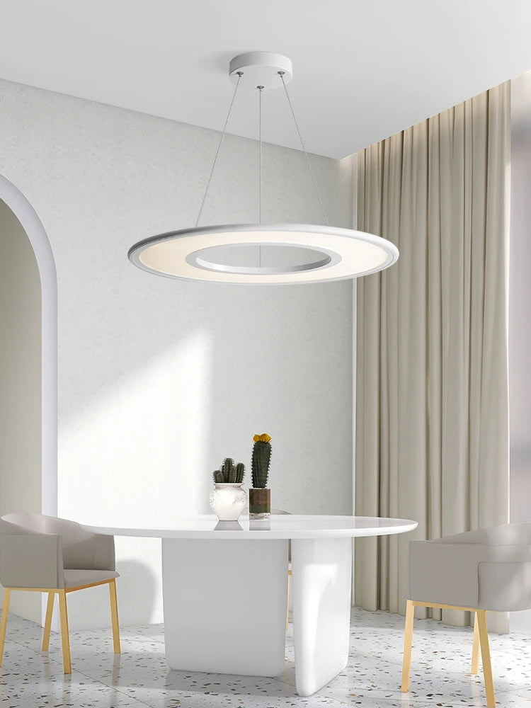 lustre moderne simple nordique minimaliste créatif led