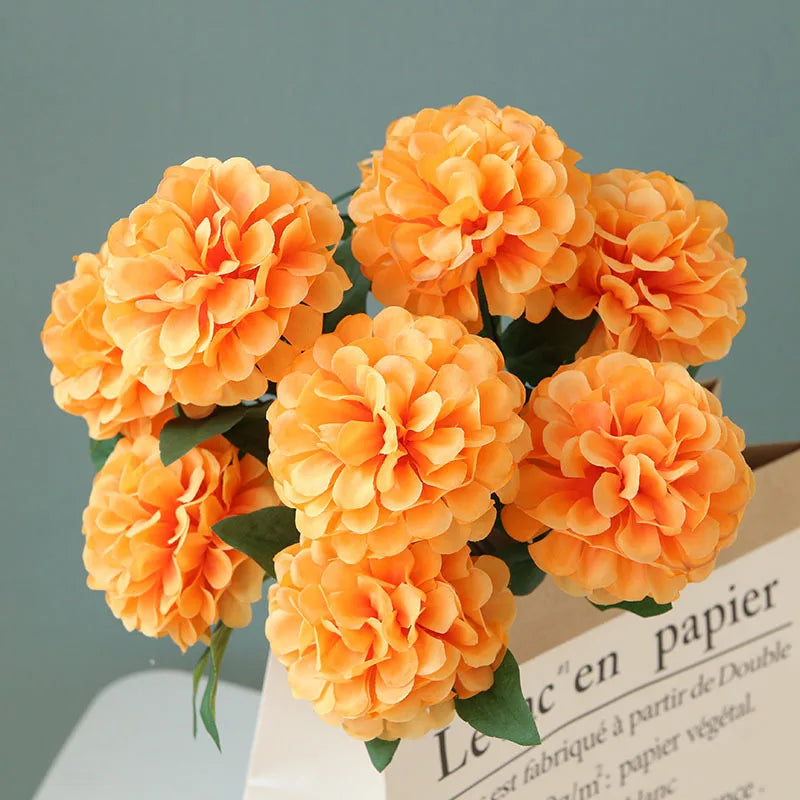 lot de 10 bouquets de pissenlit artificiels pour décoration intérieure et événements