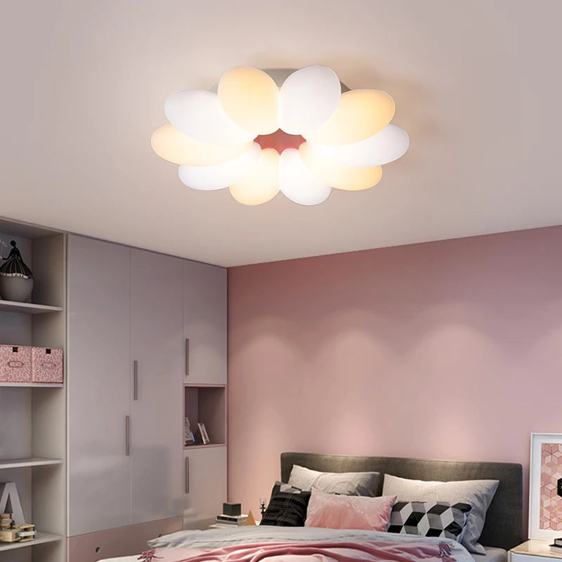 Plafonnier led créatif ovale pour éclairage quotidien intérieur