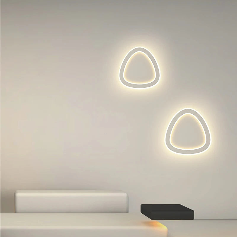LED applique murale de chevet d'intérieur créatif nordique chambre lampe fond applique Simple moderne salle d'étude escalier allée lumière