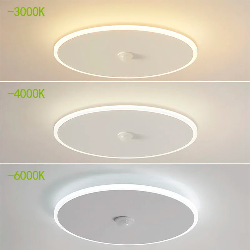 plafonnier led à induction avec capteur de mouvement humain