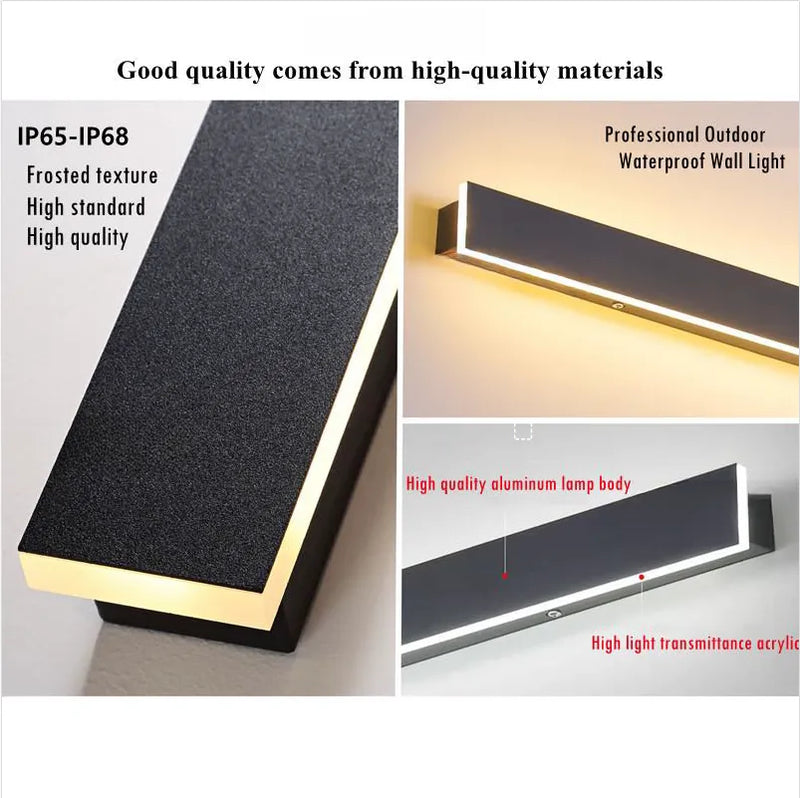 Applique murale étanche ip65 led jardin campagne intérieur chambre salon
