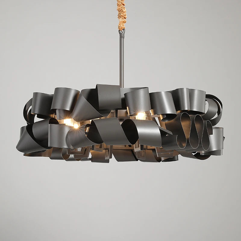 suspension design postmoderne minimaliste luxe pour villa restaurant