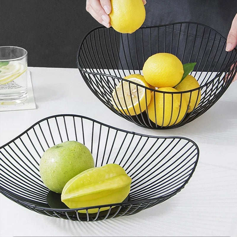corbeille en métal pour fruits pain légumes et collations