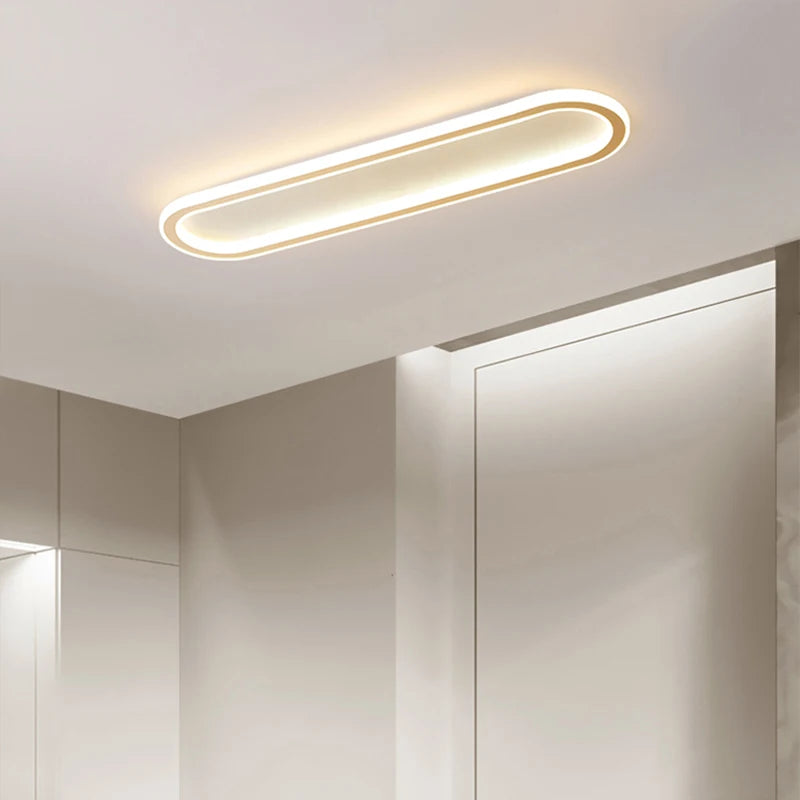lustre moderne avec bande led robuste pour éclairage intérieur