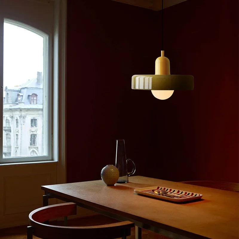 lampe suspendue nordique en verre pour intérieur décoratif
