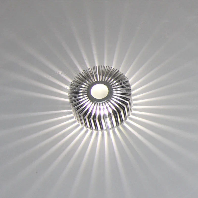Plafonnier LED coloré en aluminium au design moderne