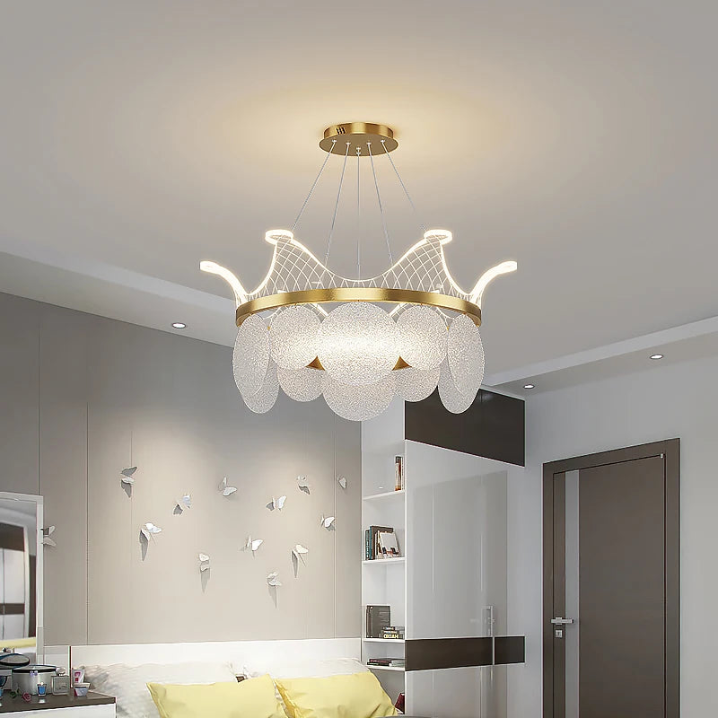 lustre moderne minimaliste de luxe pour enfants nordique