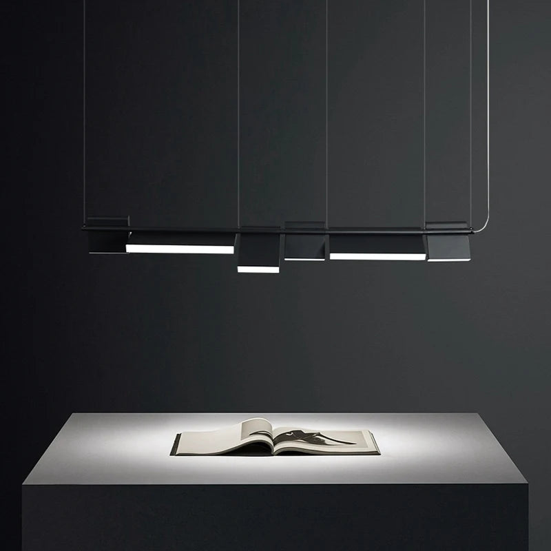 lustre led design moderne rotatif pour intérieur décoratif