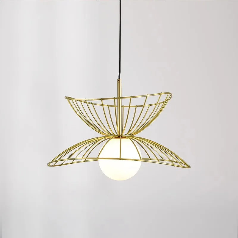 suspension plafonnier design en métal avec fil réglable led