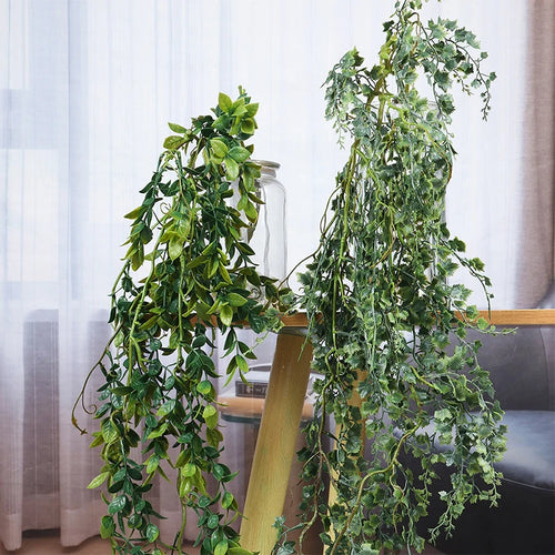 feuilles d eucalyptus artificielles en rotin pour décoration intérieure et extérieure