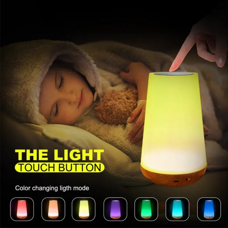 lampe bureau portable couleur rechargeable usb intensité variable
