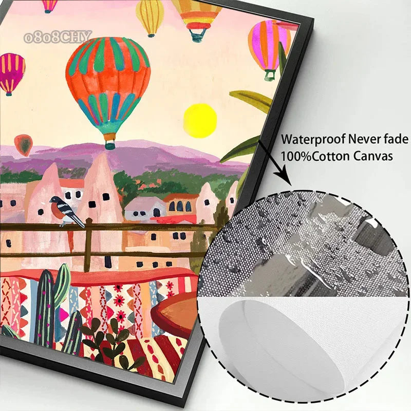 affiches et impressions de paysage abstrait pour décoration intérieure