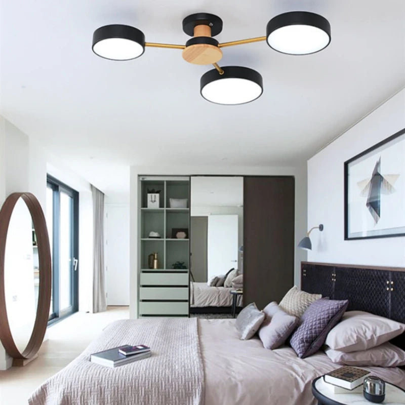 plafonnier moderne créatif pour décoration intérieure en led